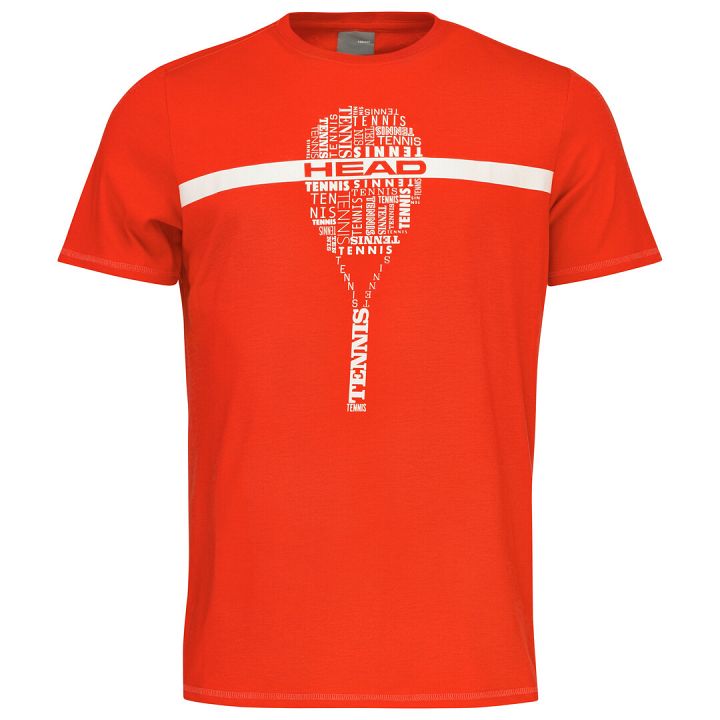 Head Typo T-Shirt Tangerine